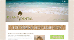 Desktop Screenshot of islanddentalsf.com